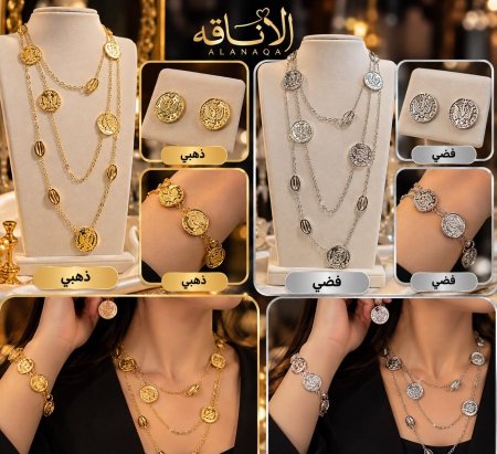 طقم اسوارة حلق سنسال
